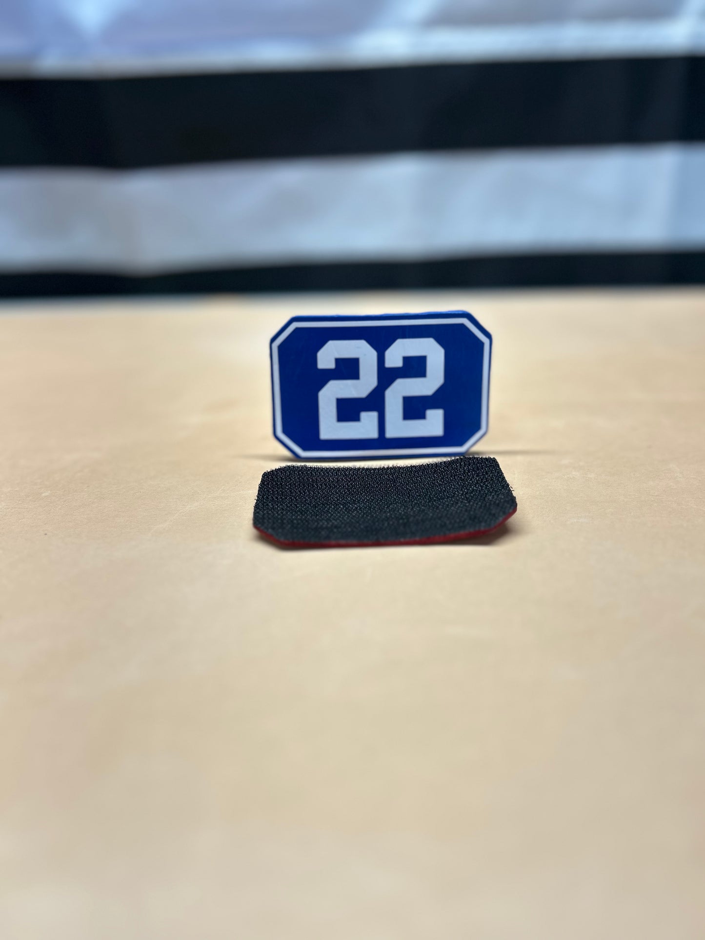 Single Line Custom Leather Patch – Hook Back (Patch Only)