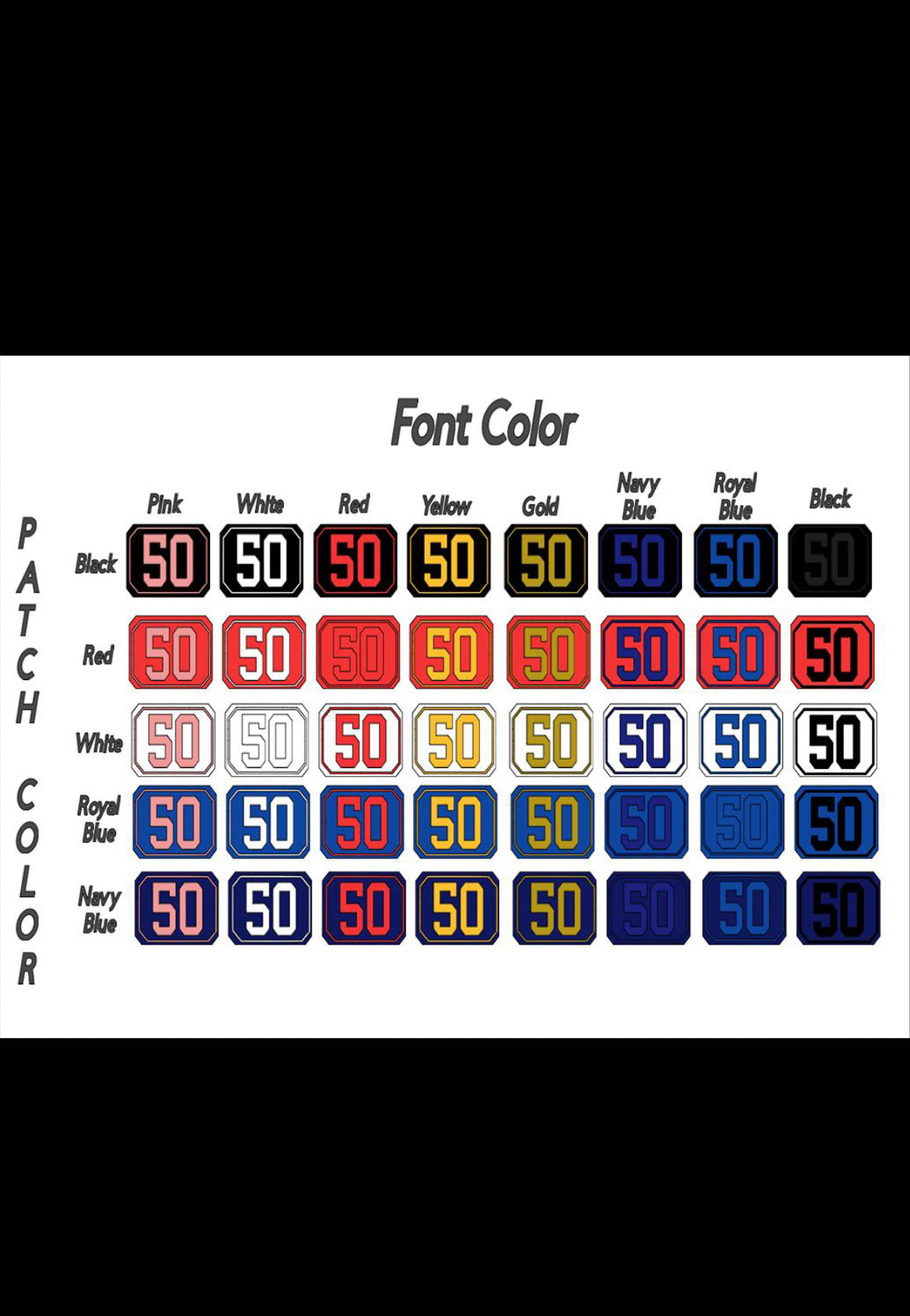 Single Line Custom Leather Patch – Hook Back (Patch Only)