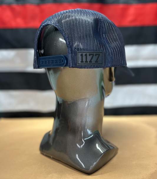 Custom Laser-Engraved Leatherette Hat Rear Tag – Name, Badge Number, or Custom Text