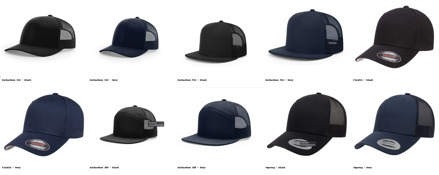 Single Line Only Passport Hat (Station # or Unit #)
